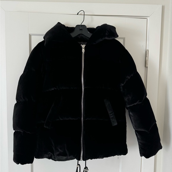 NWOT Sandro Padded Velvet Down Jacket - Picture 11 of 13